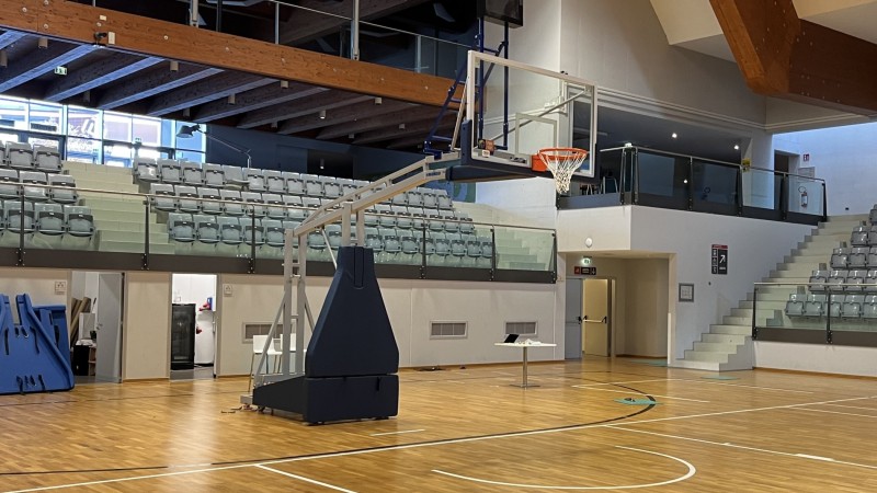 Impianto basket presso Opera Universitaria di Trento