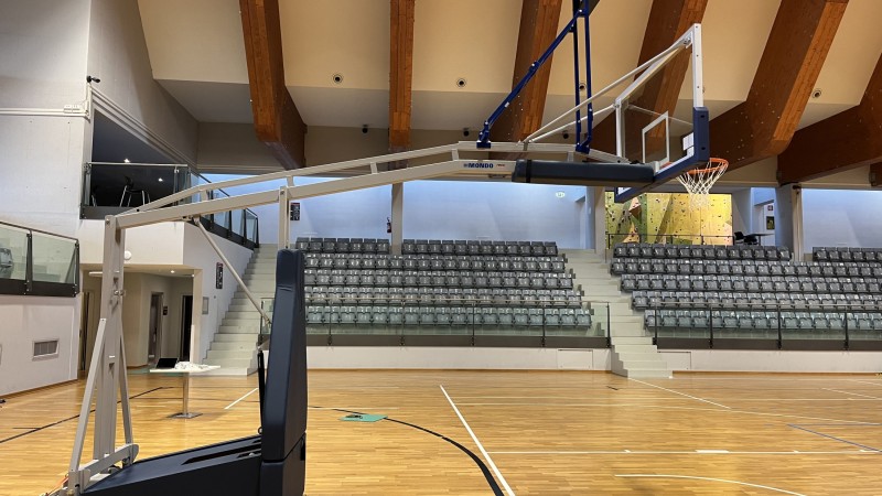 Impianto basket presso Opera Universitaria di Trento