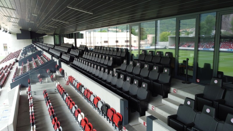 Poltrona VIP al Stadio Druso del FCS a Bolzano 
