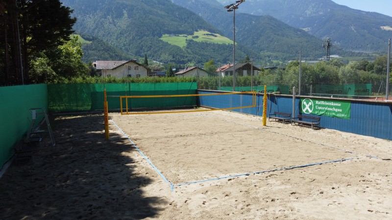 Beachvolleyball Feld Naturns