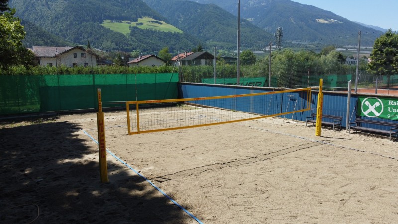 Beachvolleyball Feld Naturns