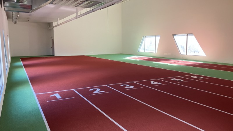 Running track indoor Trento