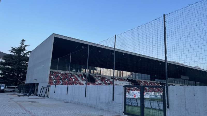 Rete parapalloni al Stadio Druso Bolzano