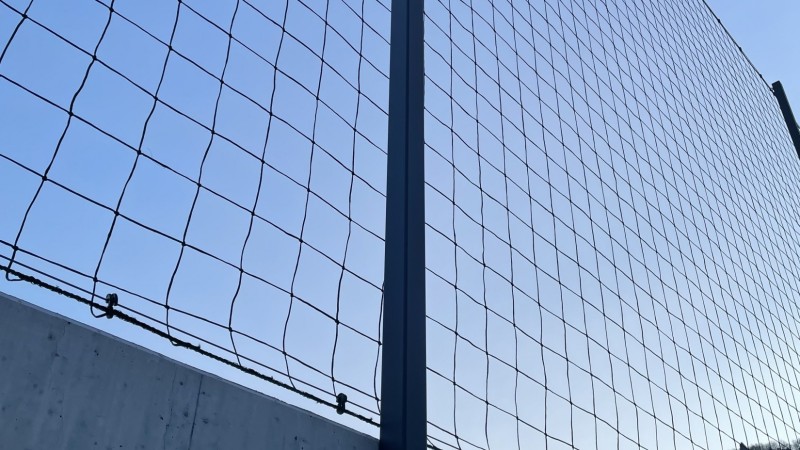 Fencing at the Drusus Stadion Bolzano