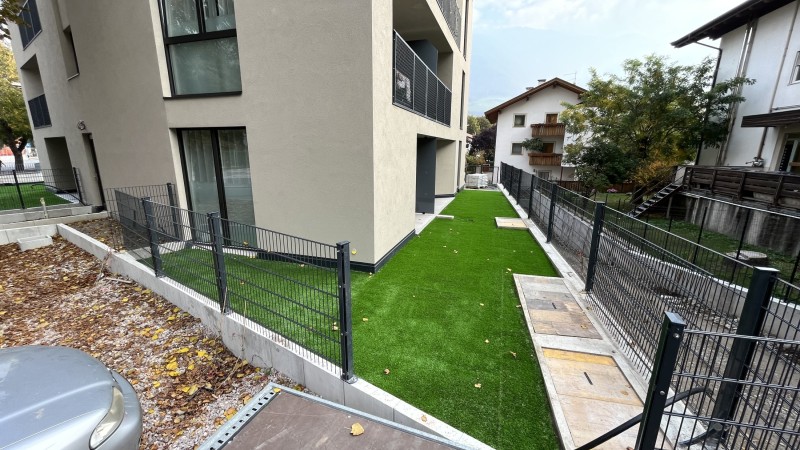 Artificial lawn on terrace in Naturno