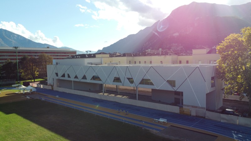 Running track indoor Trento
