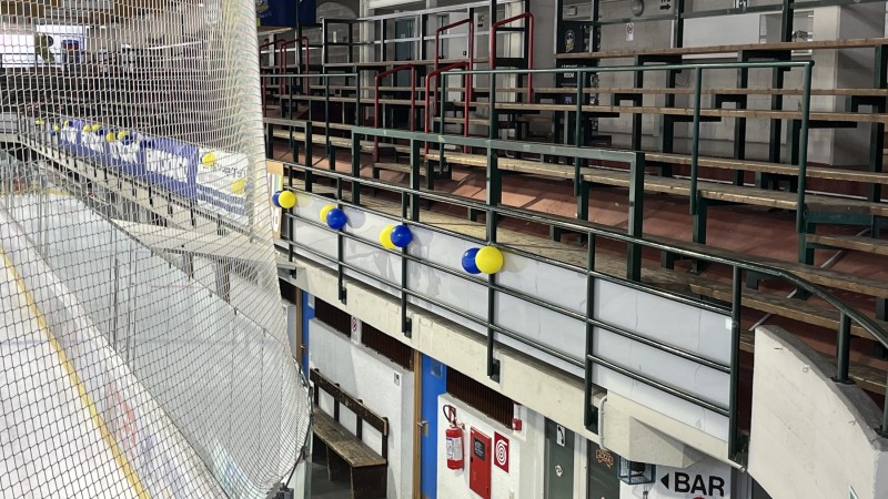 Protezione plexiglass palaghiaccio Bolzano