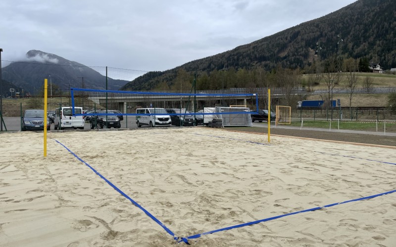 Beachvolleyball Feld Gemeinde Freienfeld