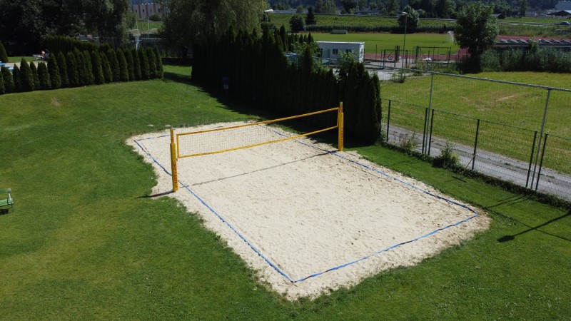 Campo di beach volley al lido Balneum Vipiteno