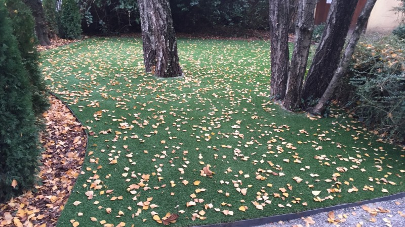 Fornitura e posa erba decorativa al  Hotel Luna Bolzano **** (BZ)