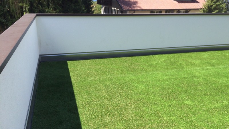 Erba decorativa per terrazza a Renon (BZ)