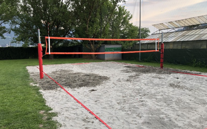 Campo da beach volley a San Giacomo (BZ)