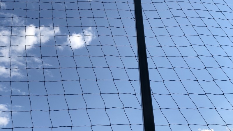 Recinzione a panelli elettrosaldati e rete parapalloni campo da calcio San Paolo (BZ)