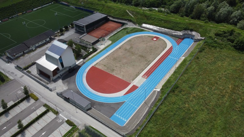 Running track Villa Agnedo