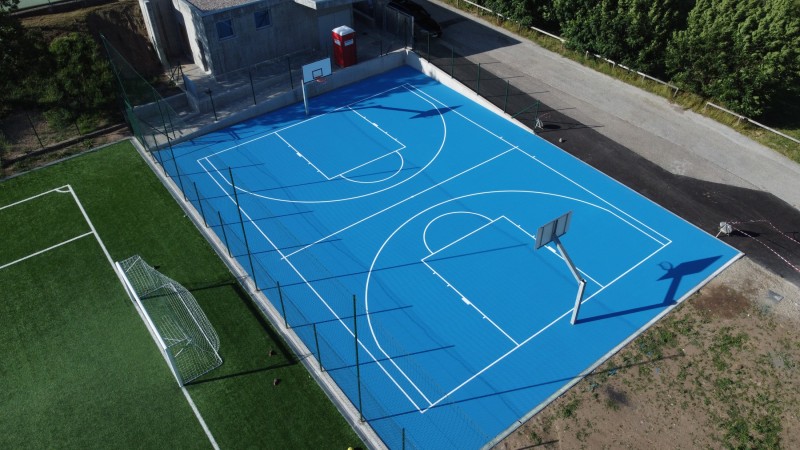 Basketballfeld Castello di Fiemme