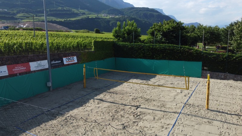 Prallschutz Beachvolley Tramin