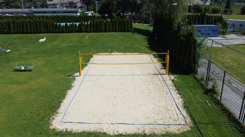 Campo di beach volley al lido Balneum Vipiteno