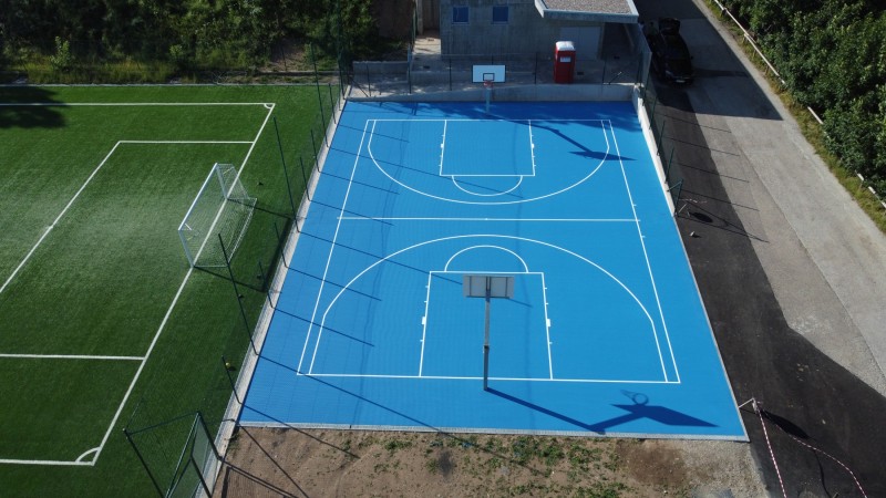 Basketball court Castello di Fiemme