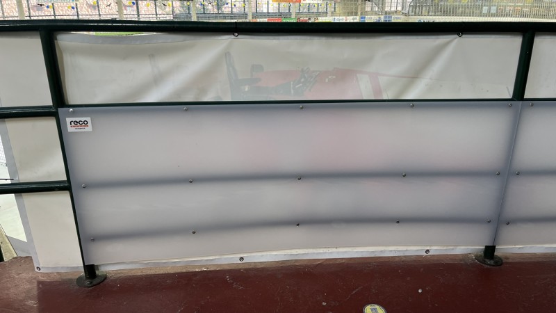 Plexiglas Schutz Eisstadion Eppan
