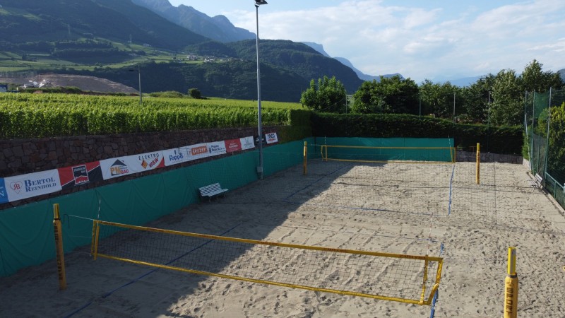 Prallschutz Beachvolley Tramin