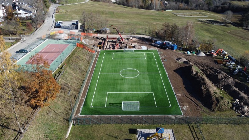 Campo da calcio Castello Molina di Fiemme