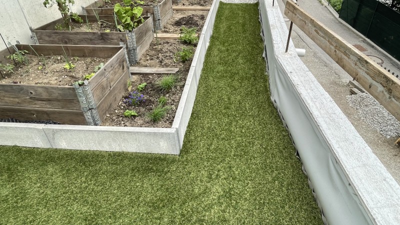 Erba decorativa per terrazza a Chiusa