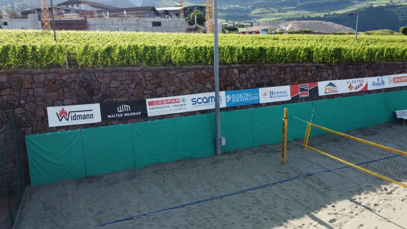 Prallschutz Beachvolley Tramin