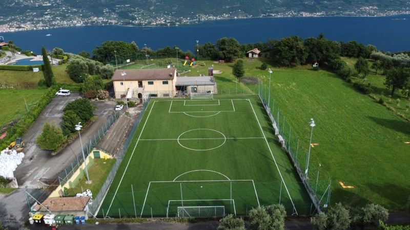 Fußballplatz Tremosine am Gardasee