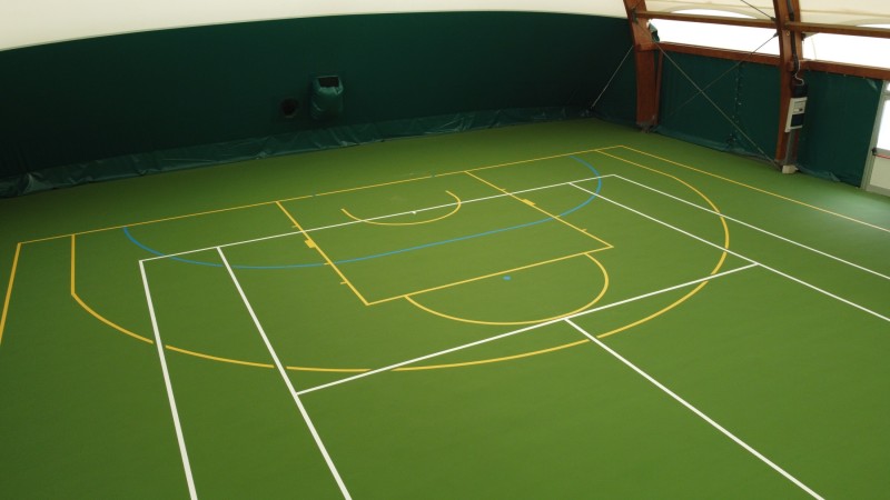 Pavimento sportivo in resina indoor Alto Adige