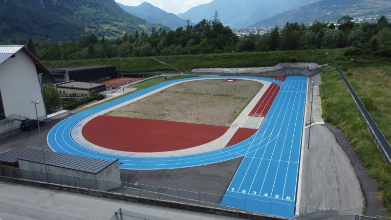 Running track Villa Agnedo