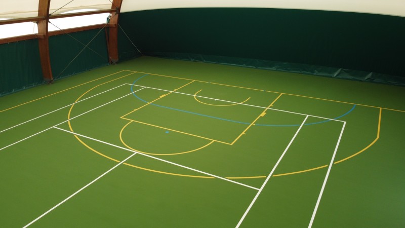 Pavimento sportivo in resina indoor Alto Adige