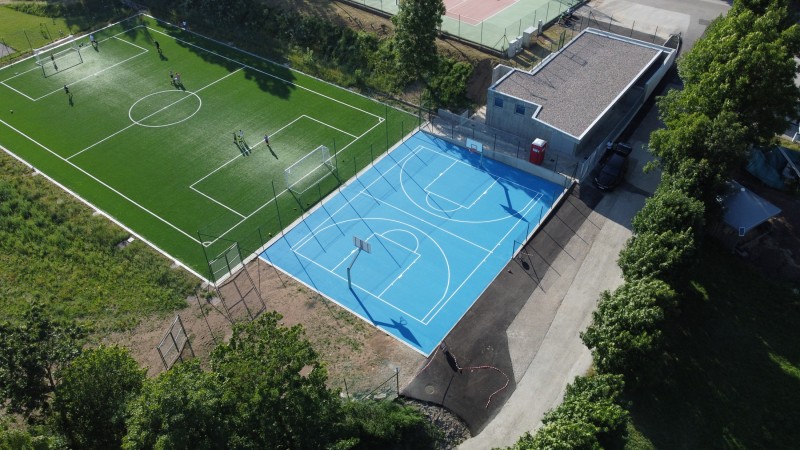 Basketball court Castello di Fiemme