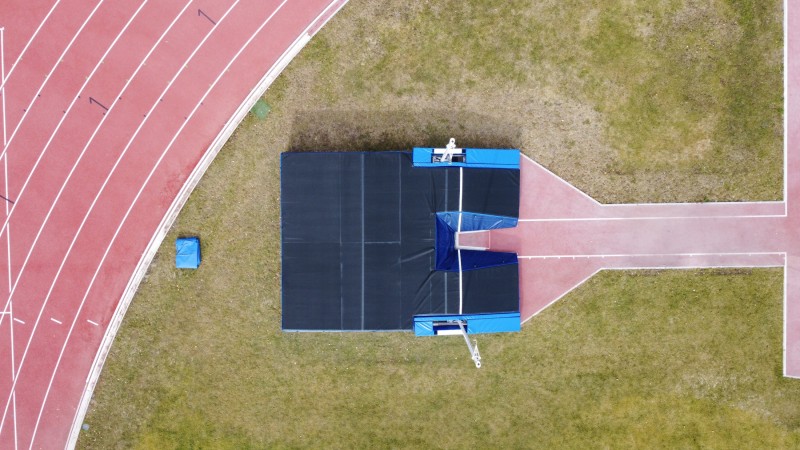Stabhochsprungkissen Sportzone Kaltern