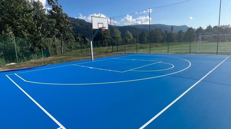 Basketball court Castello di Fiemme