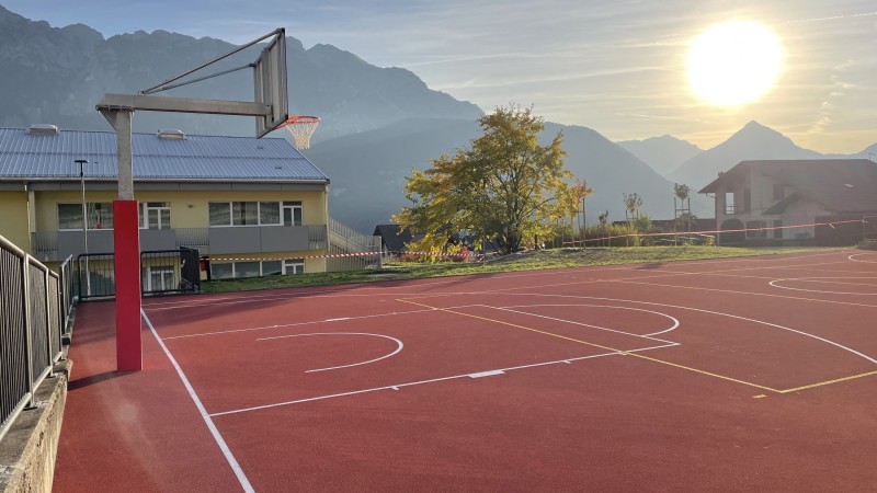 Basketballfeld Strigno 