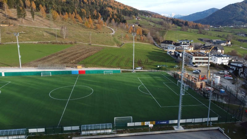 Football pitch in Teodone (Brunico)
