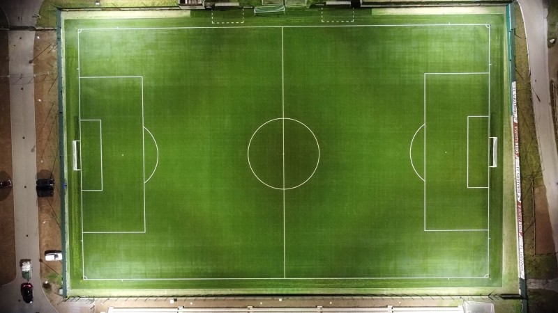 Football pitch FC Südtirol (Sports area Maso Ronco) BY NIGHT