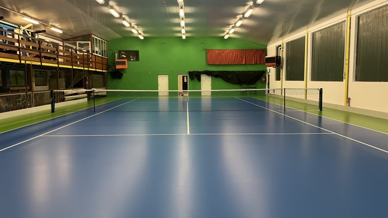 Indoor Tennisplatz DLF Meran