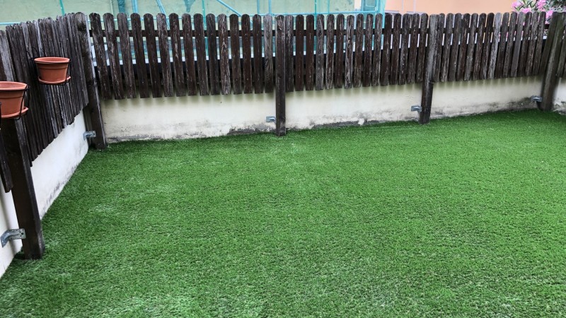 Begrünung Kindergarten in Bozen.