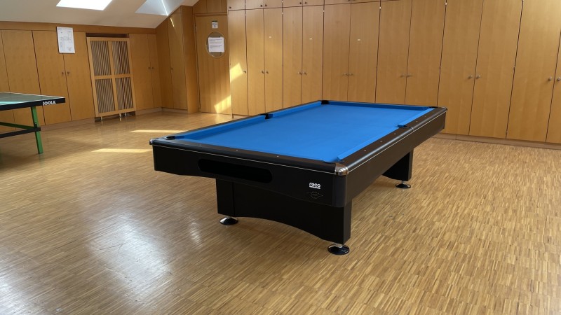 Billardtisch in der Fachschule Laimburg