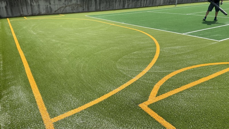 Fornitura e posa campo da tennis Hotel Kalcherhof