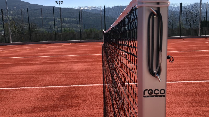 Tennis court and fencing Pfeffersberg.
