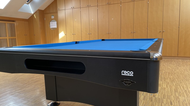 Pool table at the High School Laimburg