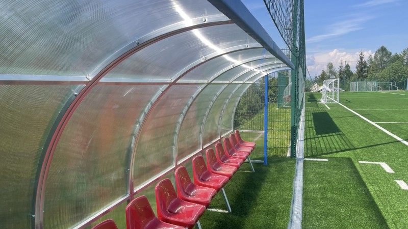 Protezione antiurto per le panchine dei giocatori Collepietra