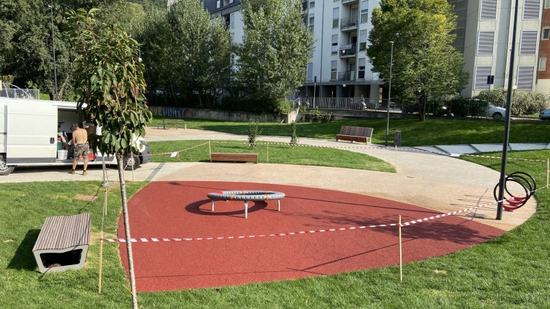 Fallschutzboden Spielplatz Rovereto