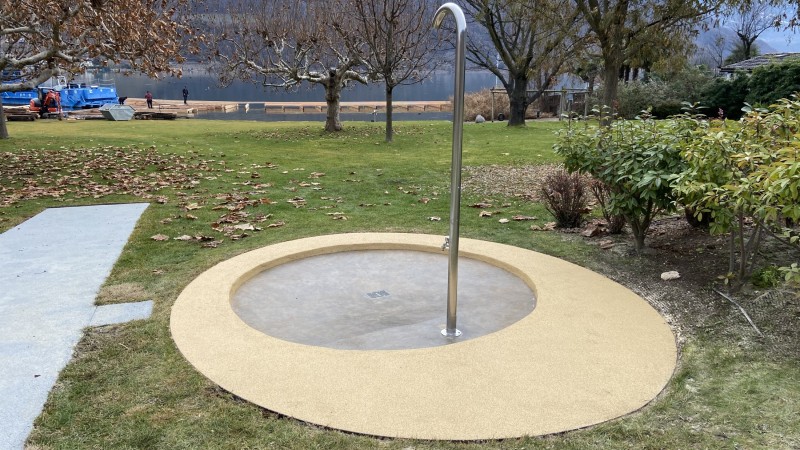 Fallschutzboden im Lido am Kalterer See