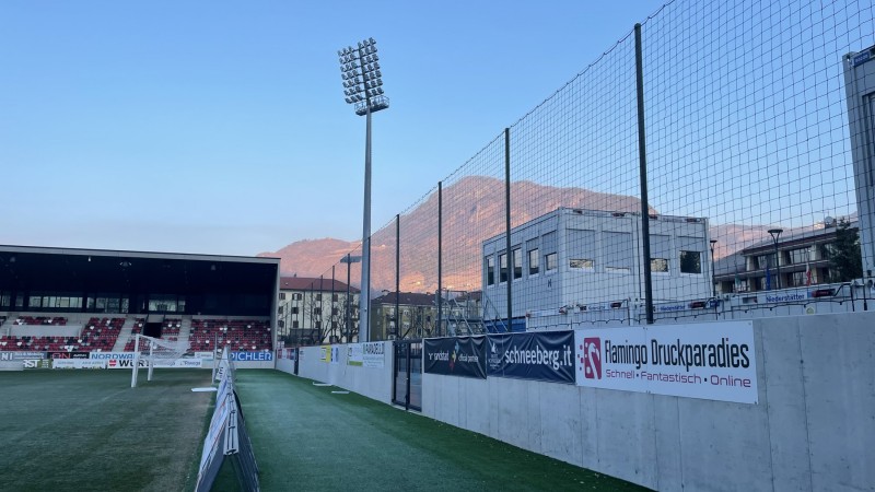 Rete parapalloni al Stadio Druso Bolzano
