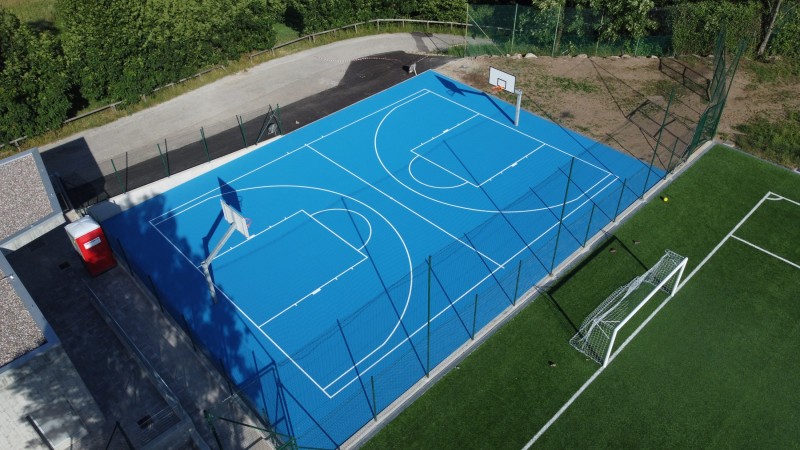 Basketballfeld Castello di Fiemme
