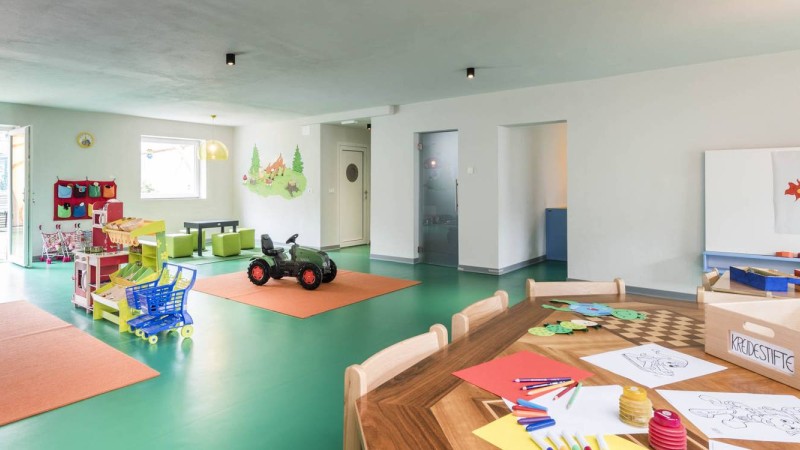 Bodenbelag Gerflor im Hotel Stroblhof**** in St. Leonhard in Passeier