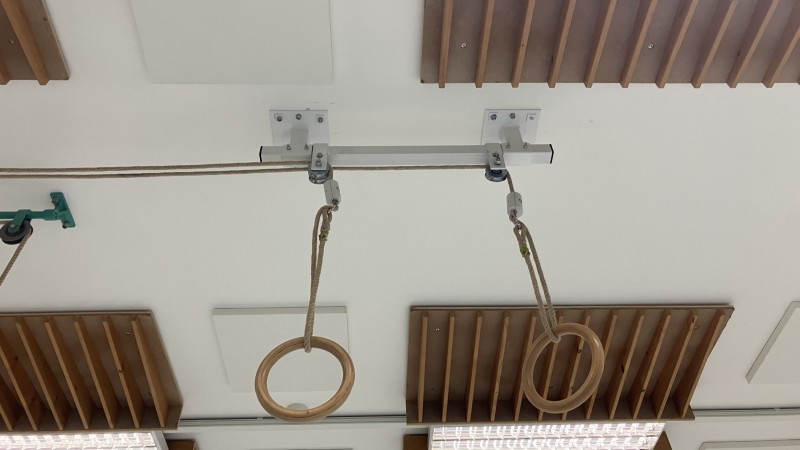 Gymnastic rings Elementary School Lengstein